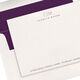 Duo Initials Flat Note Cards - Letterpress Image 3 of 4